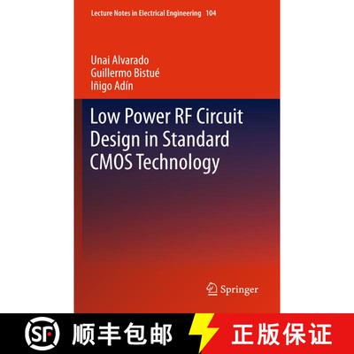 【3-4周达】精装 Low Power RF Circuit Design in Standard CMOS Technology [9783642229862]