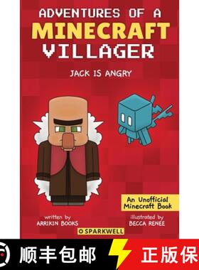 【3-4周达】Jack is Angry: Adventures of a Minecraft Villager [9781960927170]