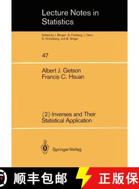 【3-4周达】{2}-Inverses and Their Statistical Application [9780387968490]
