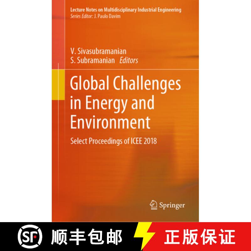 【3-4周达】Global Challenges in Energy and Environment: Select Proceedings of Icee 2018 [9789811392122]
