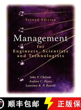 【3-4周达】Management For Engineers, Scientists And Technologists 2E [Wiley经管] [9780470021262]