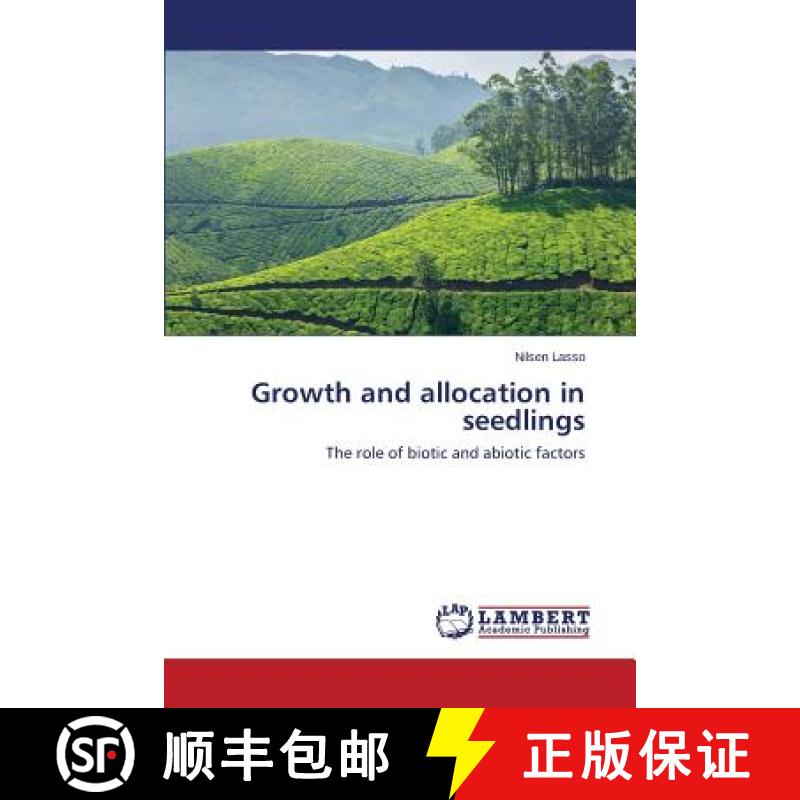 预订 Growth and allocation in seedlings [9783659611605]