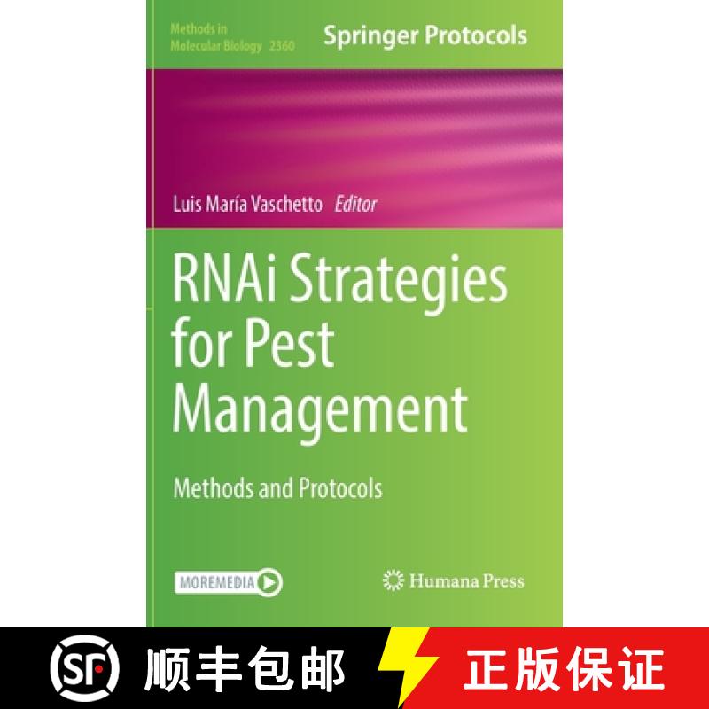 【3-4周达】RNAi Strategies for Pest Management : Methods and Protocols [9781071616321]