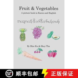 Fruits picture 预订 Karen 9781480966857 Vegetables English and book