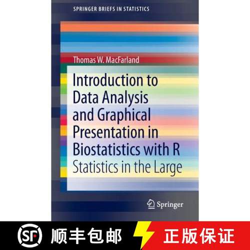 【3-4周达】Introduction to Data Analysis and Graphical Presentation in Biostatistics with R: Statisti... [9783319025315]