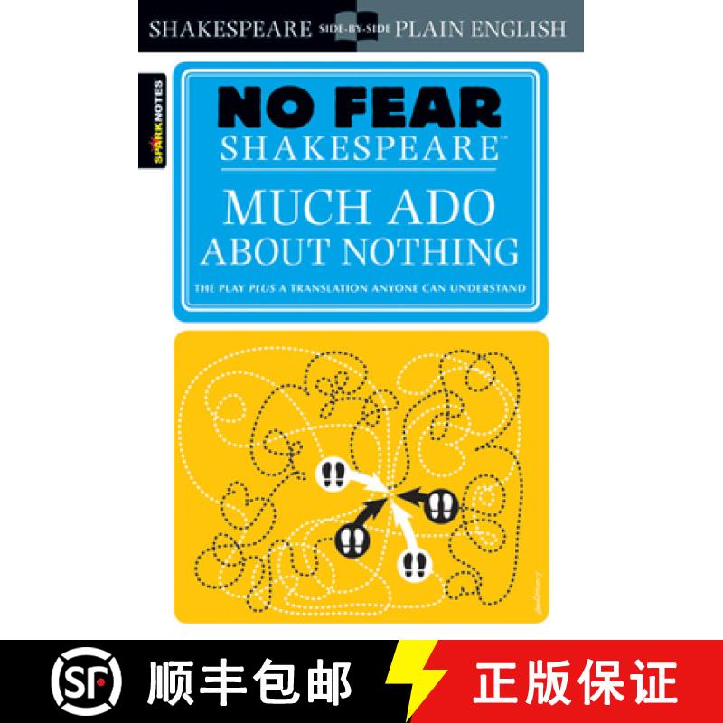 【3-4周达】无事生非 Much ADO about Nothing (No Fear Shakespeare) [9781411401013]