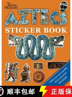 【3-4周达】Aztecs Sticker Book [9780714131368]