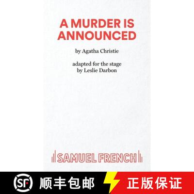 【3-4周达】Murder is Announced: - Play [9780573112959]