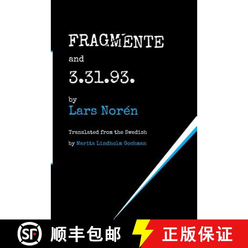 【2-3周达】FRAGMENTE and 3.31.93. [9781884092954]