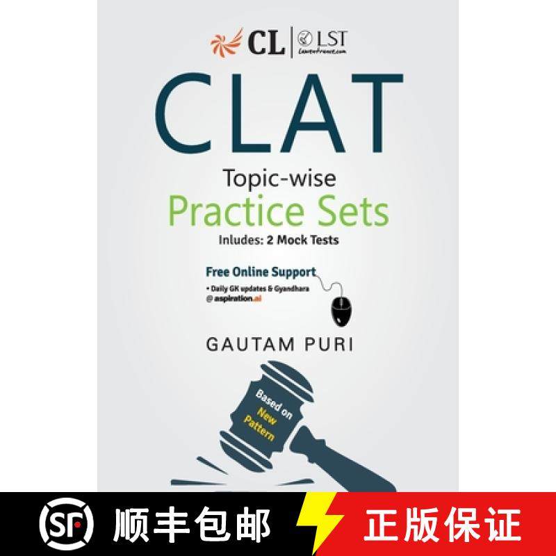 【3-4周达】CLAT 2020 : Topic-Wise Practice Sets [9789389718973]
