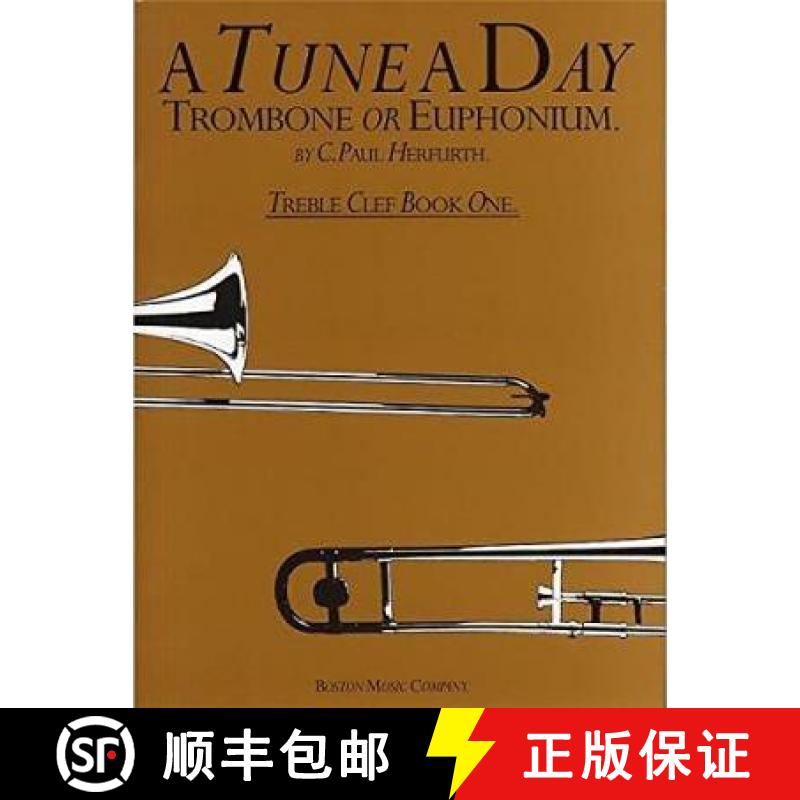 【2-3周达】Tune A Day For Trombone Or Euphonium Treble Clef Book One [9780711915824]