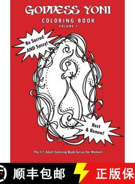 【3-4周达】Goddess Yoni Coloring Book Volume 1 [9781387331635]