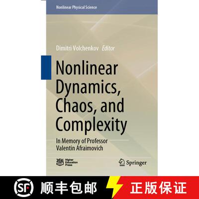 【3-4周达】精装 Nonlinear Dynamics, Chaos, and Complexity : In Memory of Professor Valentin Afraimovich [9789811590337]