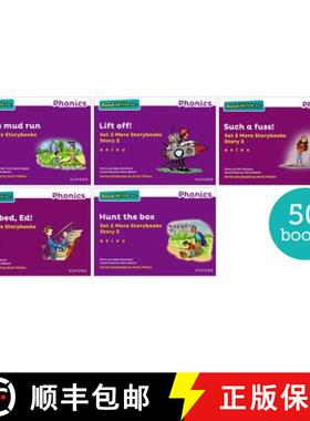 【3-4周达】Read Write Inc. Phonics: Purple Set 2 More Storybooks (Pack of 50) [9781382036757]