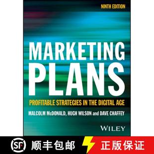 【3-4周达】Marketing Plans 9e - How to Prepare Them, How to Profit from Them [9781394177103]