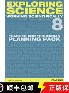 【3-4周达】Exploring Science: Working Scientifically Teacher & Technician Planning Pack Year 8 [9781447959649]