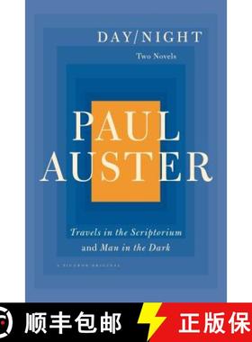 【3-4周达】Day/Night: Two Novels: Travels in the Scriptorium and Man in the Dark [9781250037879]