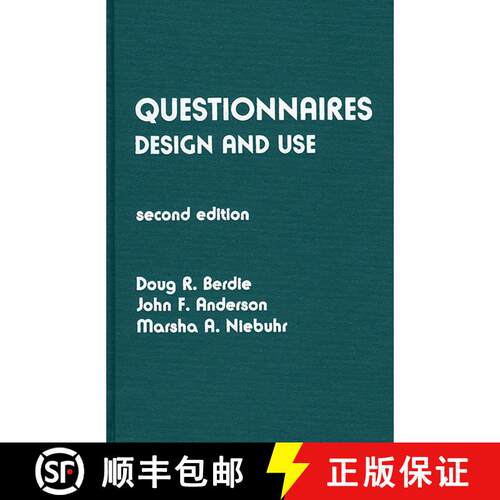 【3-4周达】精装 Questionnaires: Design and Use (Revised) [9780810818842]