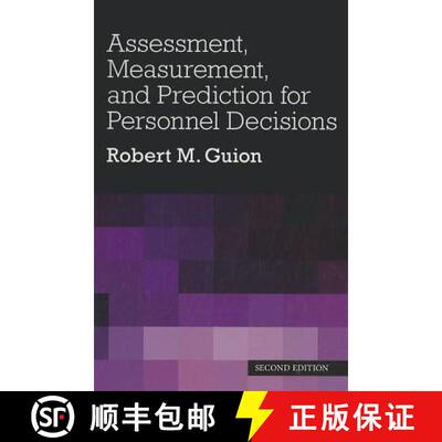 【3-4周达】Assessment, Measurement, and Prediction for Personnel Decisions [9780805860238]