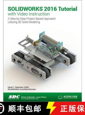 【3-4周达】Solidworks 2016 Tutorial (Including Unique Access Code) [9781630570033]