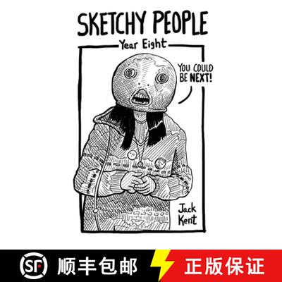 【3-4周达】Sketchy People - Year Eight [9781733908092]