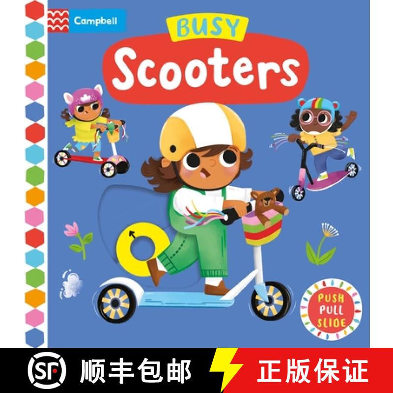 【3-4周达】Busy Scooters: Push Pull Slide [9781035040612]