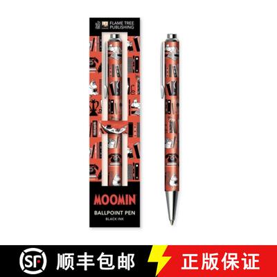 【3-4周达】Moomin Bookshelves Red Boxed Decorative Ballpoint Pen [9781835626313]
