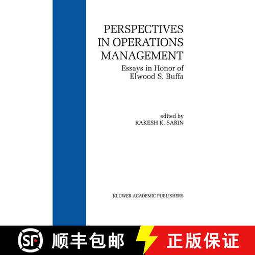 【3-4周达】Perspectives in Operations Management : Essays in Honor of Elwood S. Buffa [9781461363873]