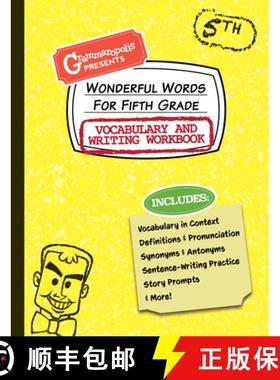 【3-4周达】Wonderful Words for Fifth Grade Vocabulary and Writing Workbook : Definitions, Usage in Co... [9781644420553]