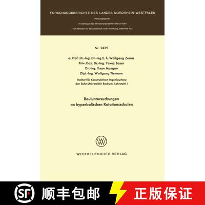 【3-4周达】Beuluntersuchungen an hyperbolischen Rotationsschalen [9783531024394]