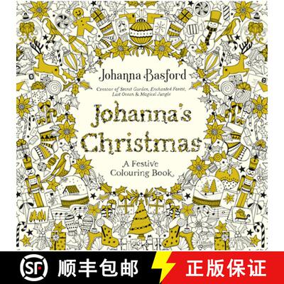 【3-4周达】Johanna's Christmas : A Festive Colouring Book [9780753557563]