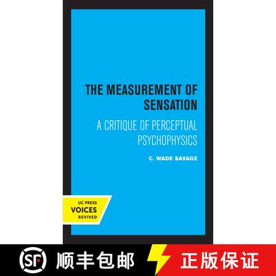 【3-4周达】The Measurement of Sensation – A Critique of Perceptual Psychophysics (First Edition) (Fi... [9780520337022]