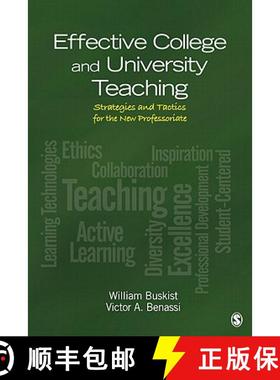 【3-4周达】Effective College and University Teaching: Strategies and Tactics for the New Professoriate [9781412996075]