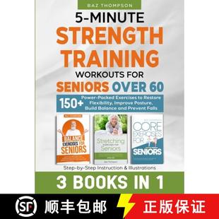 150 Books Power 9781990404542 Packed Exercis... for Minute Strength Seniors Training 预订 Over Workouts
