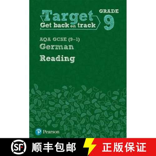 【3-4周达】Target Grade 9 Reading AQA GCSE (9-1) German Workbook [9781292246048]