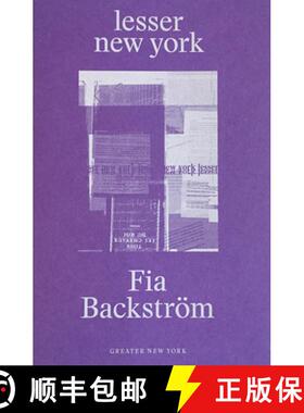 【3-4周达】Fia Backstroem: Lesser New York [9780989985987]