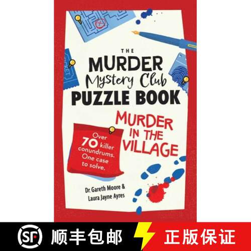 【3-4周达】The Murder Mystery Club Puzzle Book: Murder in the Village [9781524896201]