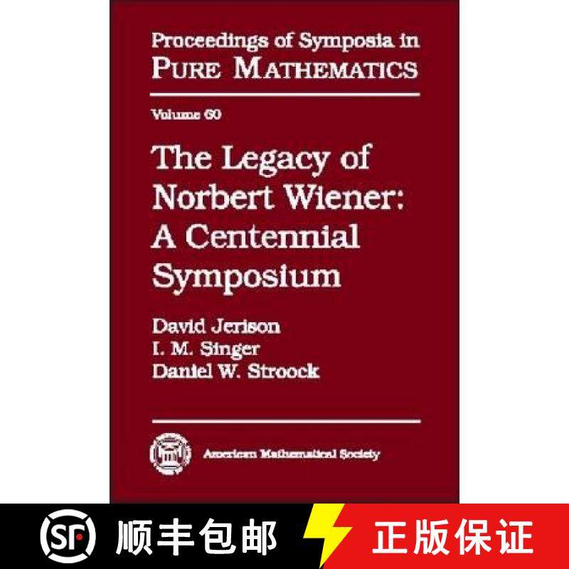 【3-4周达】Legacy of Norbert Wiener: A Centennial Symposium [9780821804155]