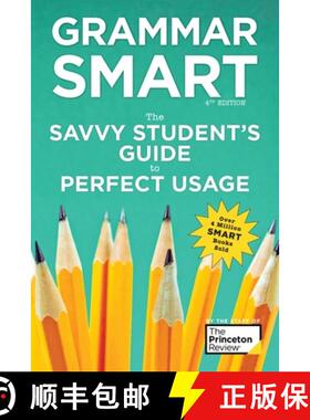 【3-4周达】Grammar Smart, 4th Edition: The Savvy Student's Guide to Perfect Usage [9781524710569]