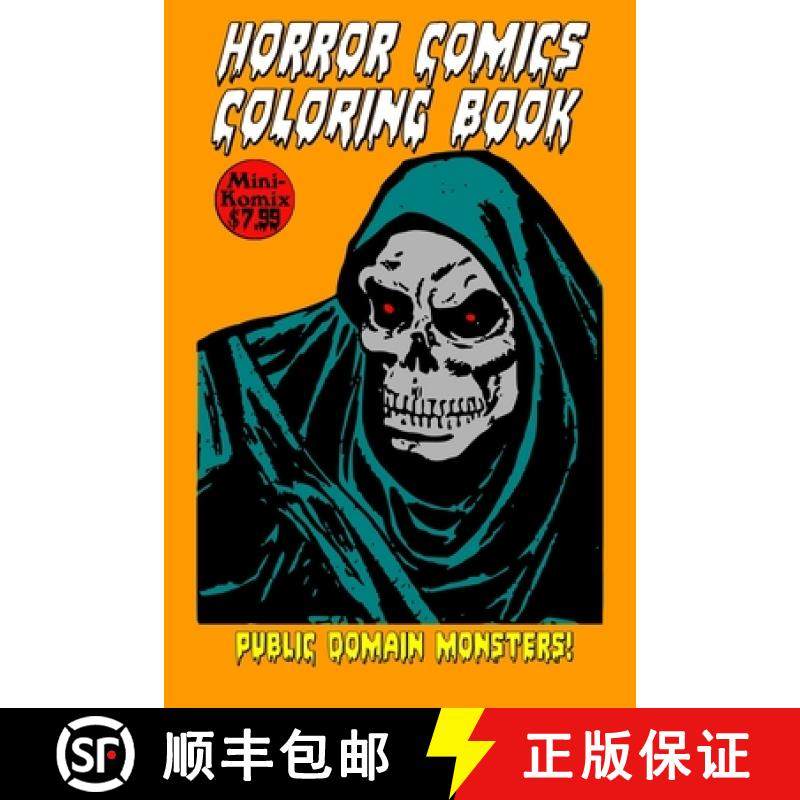 预订 Horror Comics Coloring Books [9781716659409]