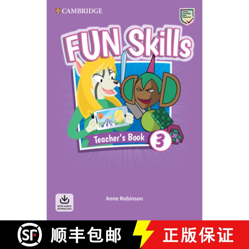 【3-4周达】Fun Skills Level 3 Teacher's Book with Audio Download [9781108563475]