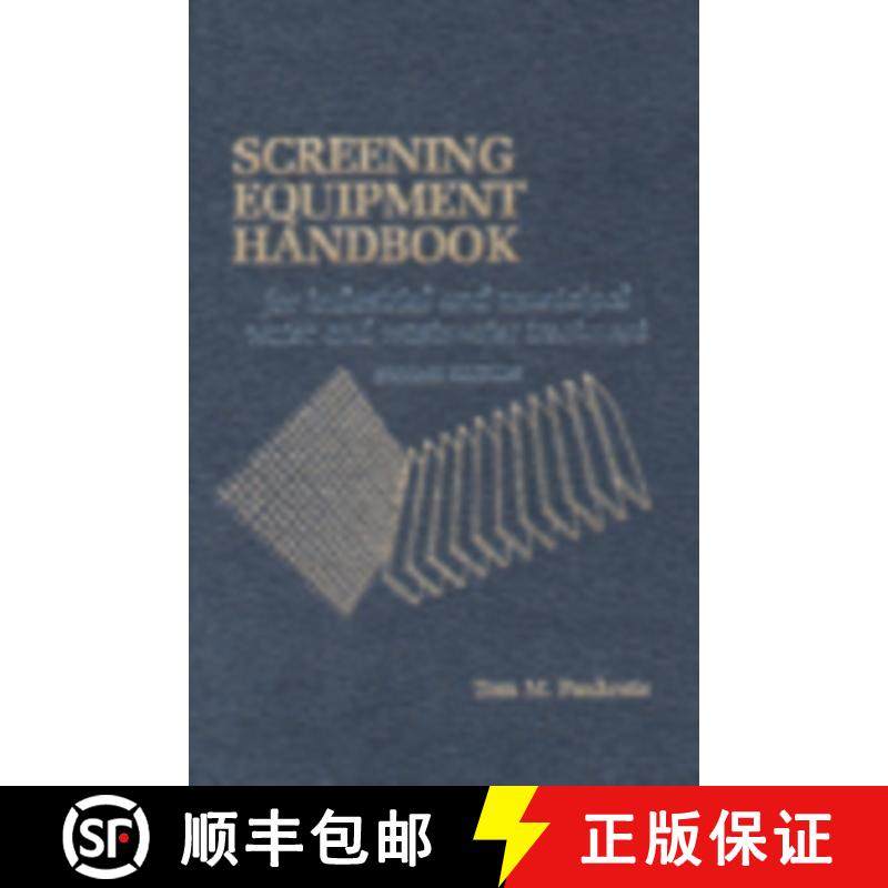 【3-4周达】Screening Equipment Handbook: For industrial and municipal water and wastewater treatment [9781566762564]