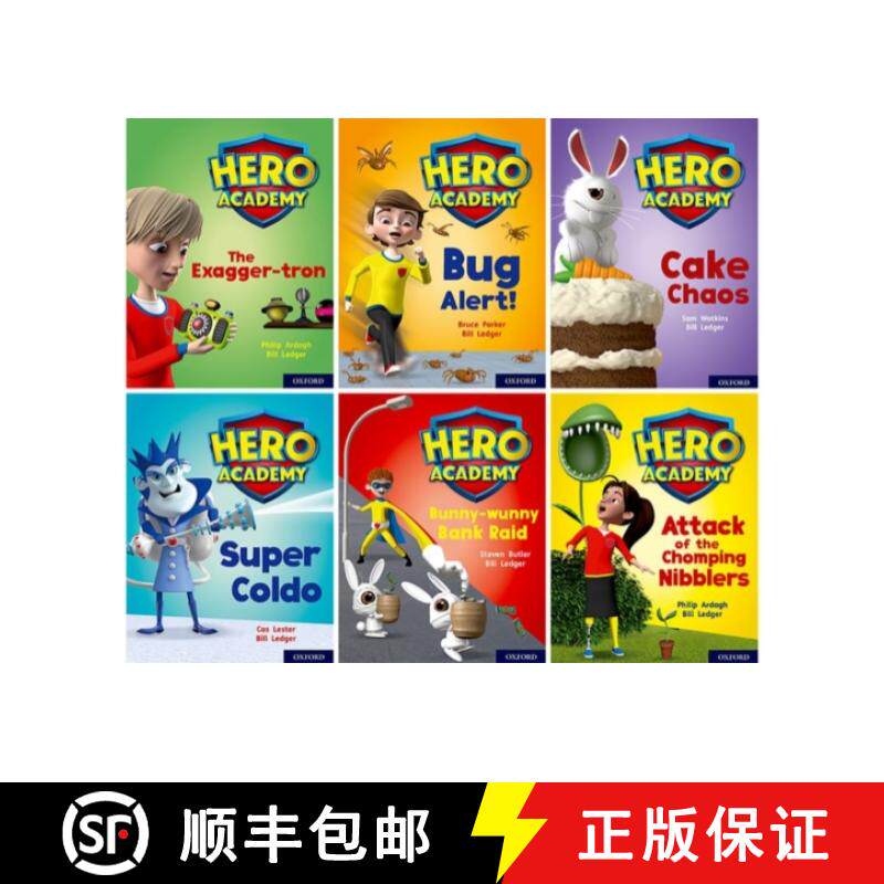 【3-4周达】Hero Academy: Oxford Level 7, Turquoise Book Band: Class pack [9780198416364]