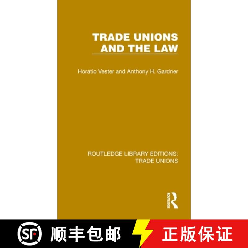 【3-4周达】Trade Unions and the Law [9781032395869]