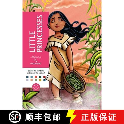 【3-4周达】Mystery Colouring - Little Princesses: Colour the numbers and reveal the picture! [9782017378297]