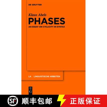 预订 Phases: An essay on cyclicity in syntax [9783110284058]