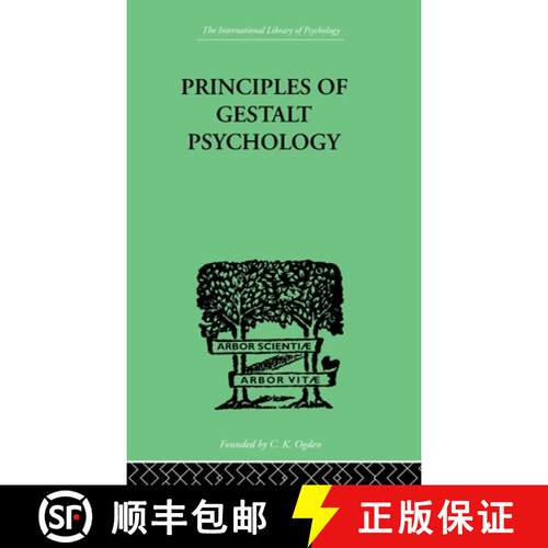 【3-4周达】精装 Principles of Gestalt Psychology [9780415209625]