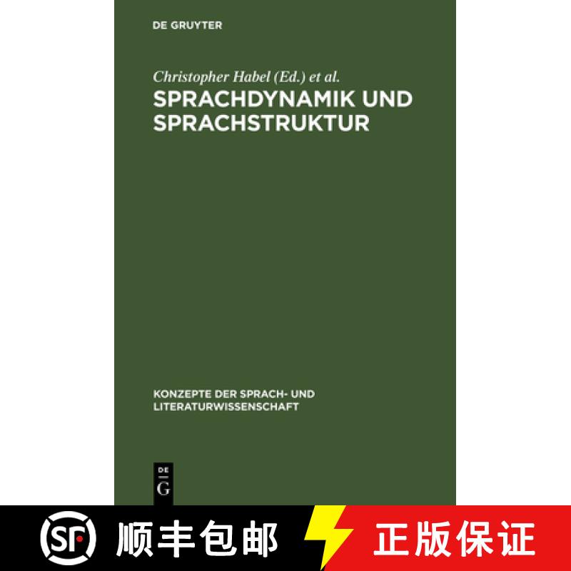 【3-4周达】精装 Sprachdynamik und Sprachstruktur – Ansätze zur Sprachtheorie [9783484220256] - 实物图