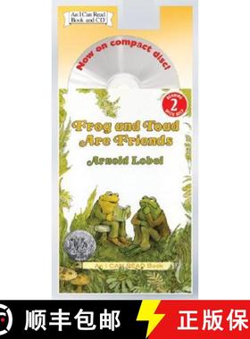 【3-4周达】Frog and Toad Are Friends Book and CD: A Caldecott Honor Award Winner from the Classic Ani... [9780060741068]