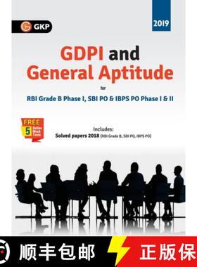 【3-4周达】GDPI & General Aptitude for RBI Grade B Ph I, SBI PO & IBPS PO [9789389310221]